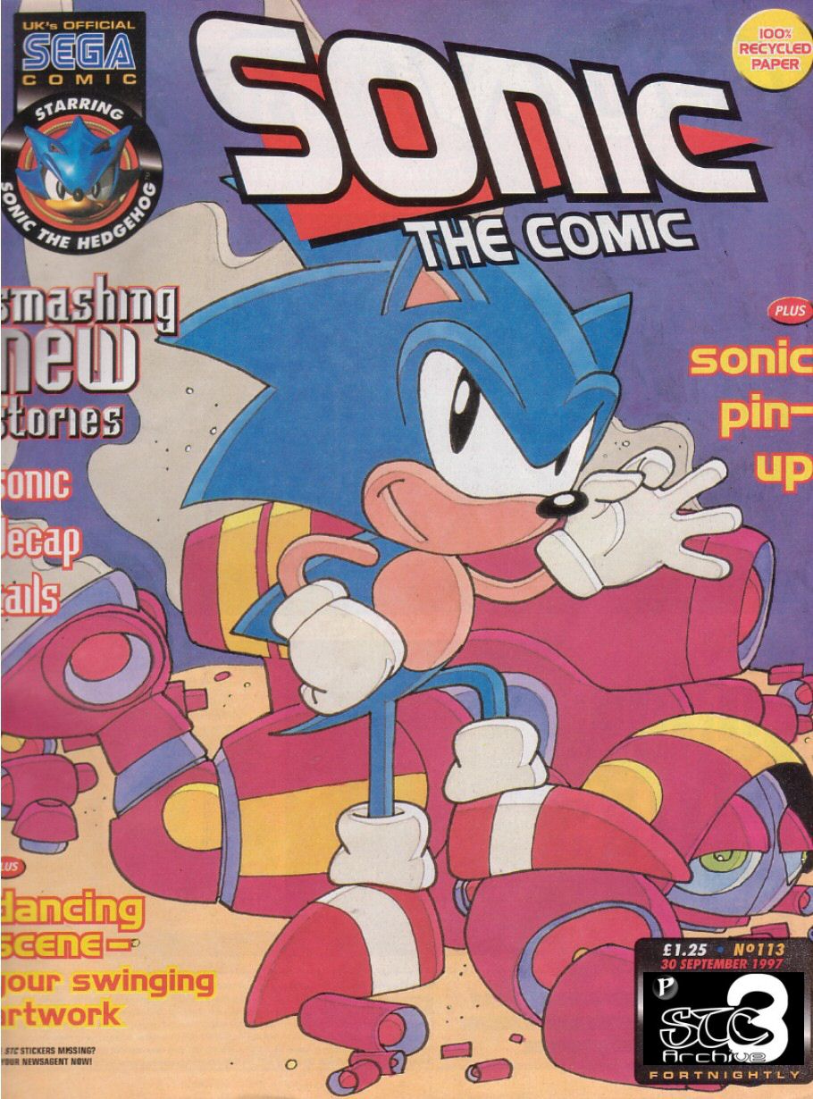 Sonic - The Comic Issue No. 113 Cover Page